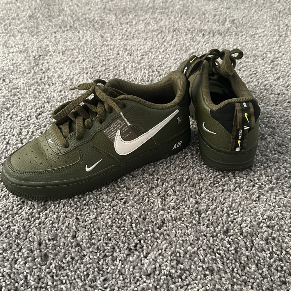 Army Green Custom Air Forces - image 3
